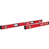 Milwaukee 24 in./48 in. REDSTICK Box Level Set