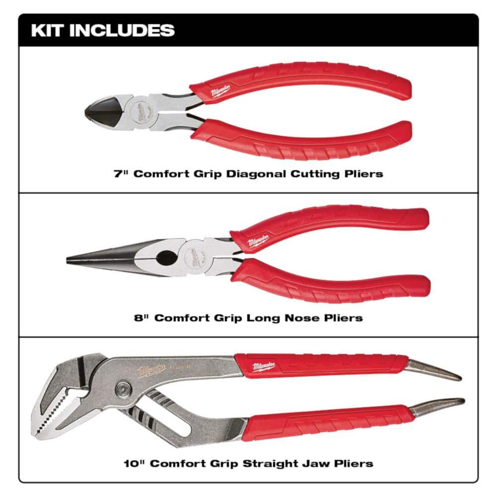 Milwaukee Torque Lock Locking Pliers Set with Pliers Kit (5-Piece)