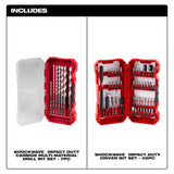Milwaukee SHOCKWAVE Carbide Multi‑Material Drill Bit & Impact Duty Driver Bit Set, 52-Piece (Model 48-20-8899/48-32-4023)