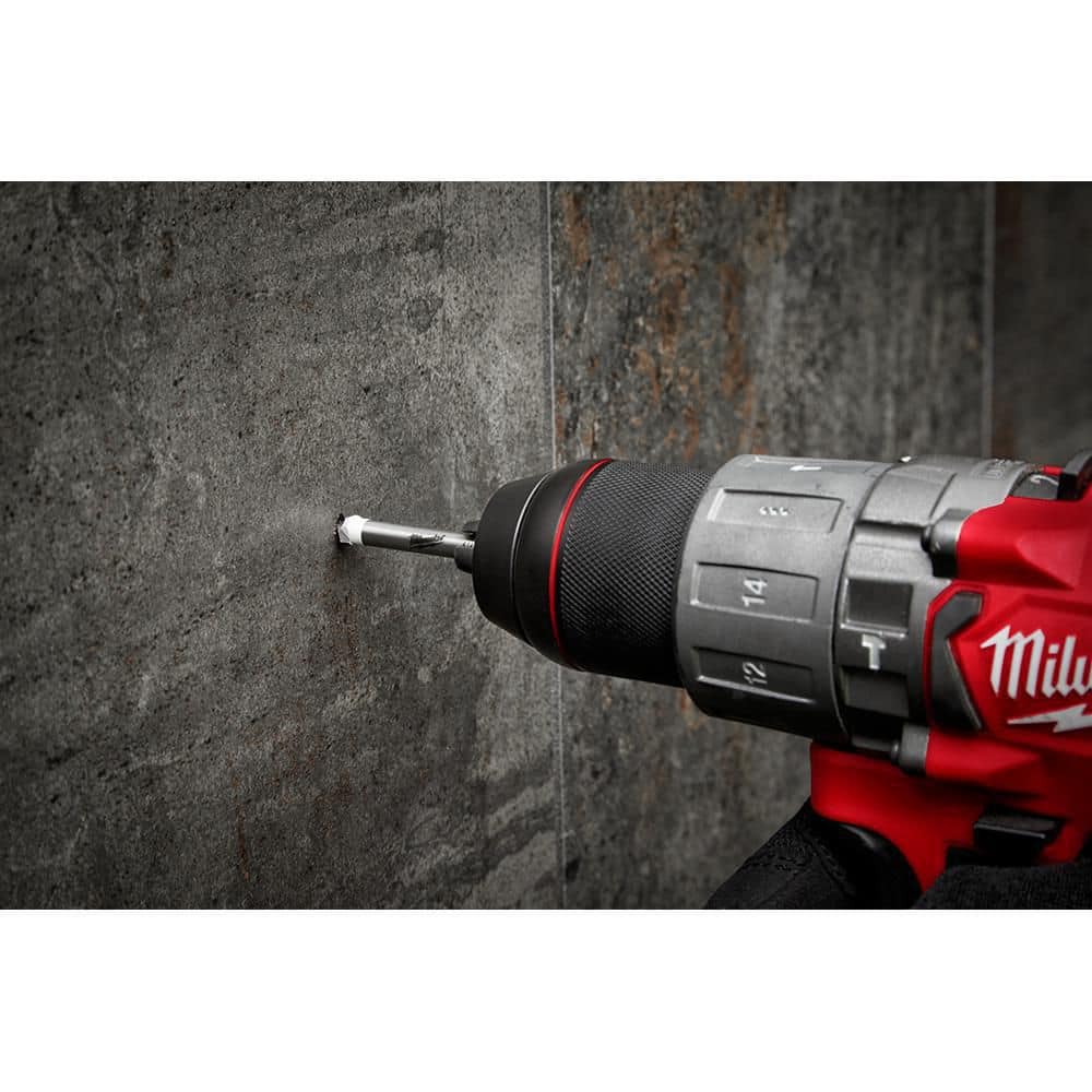 Milwaukee 1/4 in. Carbide Tipped Tile & Natural Stone Drill Bit, 2.25 in. Length (Model 48-20-8992)