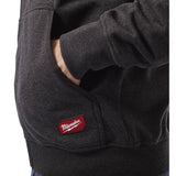 Milwaukee Men’s X-Large Black NO DAYS OFF Hooded Sweatshirt with Black Cuffed Knit Hat