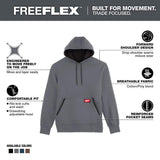 Milwaukee Men's Large Gray Midweight Cotton/Polyester Long-Sleeve Pullover Hoodie (2-Pack)