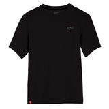 Milwaukee Men's Large Black Cotton/Polyester Short-Sleeve Hybrid Work T-Shirt (3-Pack)