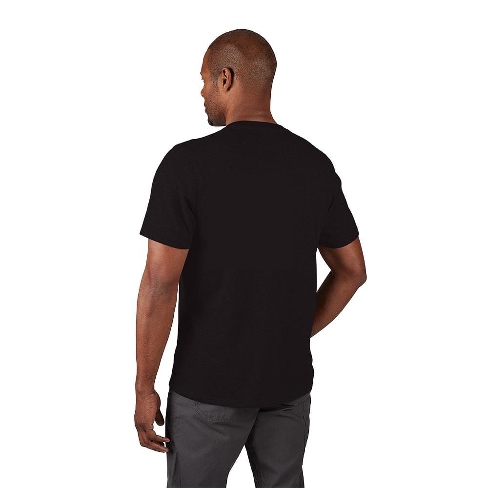 Milwaukee Men's Large Black Cotton/Polyester Short-Sleeve Hybrid Work T-Shirt (3-Pack)