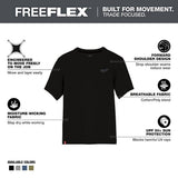 Milwaukee Men's X-Large Black Cotton/Polyester Short-Sleeve Hybrid Work T-Shirt (3-Pack)