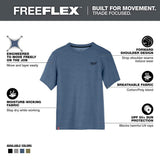 Milwaukee Men's X-Large Blue Cotton/Polyester Short-Sleeve Hybrid Work T-Shirt (3-Pack)