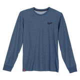 Milwaukee Men's Large Blue Cotton/Polyester Long-Sleeve Hybrid Work T-Shirt (3-Pack)