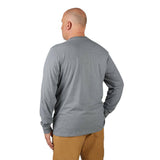 Milwaukee Men's 2X-Large Gray Cotton/Polyester Long-Sleeve Hybrid Work T-Shirt (3-Pack)