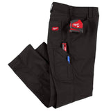 Milwaukee Men's Black Cotton/Polyester Work Pants with 7 Pockets, Size 36x32