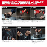 Milwaukee M18 18-Volt Lithium-Ion 1/2 in. to 4 in. FORCE LOGIC High-Capacity Cordless Knockout Tool Kit with M18 FUEL Compact Band Saw