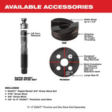 Milwaukee M18 18V Lithium-Ion 1/2 in. to 4 in. FORCE LOGIC High-Capacity Cordless Knockout Tool Kit with FUEL Bandsaw