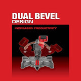 Milwaukee M18 FUEL 18-Volt Brushless 7-1/4 in. Cordless Dual-Bevel Sliding Compound Miter Saw with 18-Gauge Brad Nailer