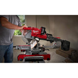 Milwaukee M18 FUEL 18V 10 in. Brushless Cordless Dual-Bevel Sliding Compound Miter Saw Kit with M18 FUEL 18GA Brad Nailer