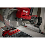 Milwaukee M18 FUEL 18-Volt Brushless 10 in. Cordless Dual-Bevel Sliding Compound Miter Saw with 18-Gauge Brad Nailer, Tool-Only