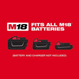 Milwaukee M18 FUEL 18V 10 in. Brushless Cordless Dual-Bevel Sliding Compound Miter Saw Kit with M18 FUEL 18GA Brad Nailer