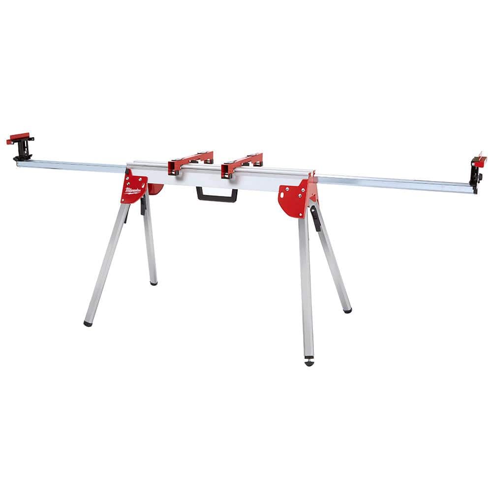 Milwaukee M18 FUEL 18V Brushless Cordless 10 in. Dual-Bevel Sliding Compound Miter Saw Kit with Portable Miter Saw Stand