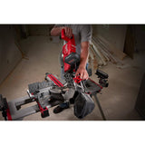 Milwaukee M18 FUEL 18V Brushless Cordless 10 in. Dual-Bevel Sliding Compound Miter Saw Kit with Portable Miter Saw Stand