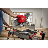 Milwaukee M18 FUEL 18V Lithium‑Ion Brushless 12 in. Cordless Dual‑Bevel Sliding Compound Miter Saw with 8‑1/4 in. Table Saw