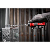 Milwaukee 27-in-1 Ratcheting Multi-Bit Screwdriver, 10.12 in Length