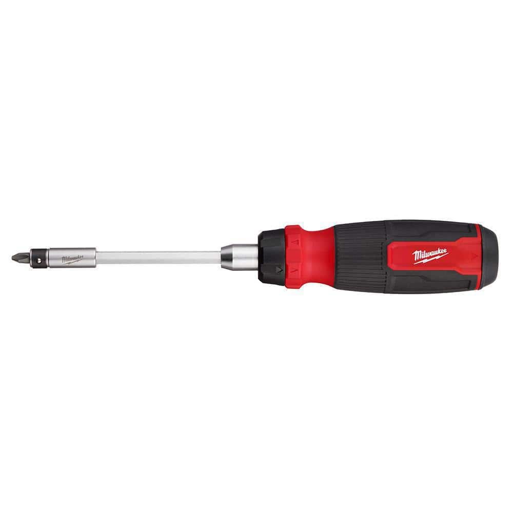Milwaukee 27-in-1 Ratcheting Multi-Bit Screwdriver, 10.12 in Length