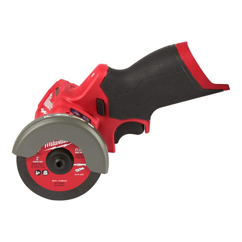 Milwaukee M12 FUEL 12-Volt Lithium-Ion Brushless Cordless 3-Tool Combo: 16-Gauge Variable Speed Nibbler, Compact Band Saw & 3 in. Cut-Off Saw