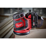Milwaukee M18 18V Lithium-Ion Cordless 5 in. Random Orbit Sander with 2.0 Ah Compact Battery