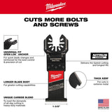 Milwaukee Oscillating Multi-Tool Blade Set, OPEN-LOK, NITRUS CARBIDE & Titanium Charged Bi-Metal (9-Piece)