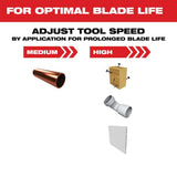 Milwaukee OPEN-LOK Oscillating Multi-Tool Blade Set, 8-Piece