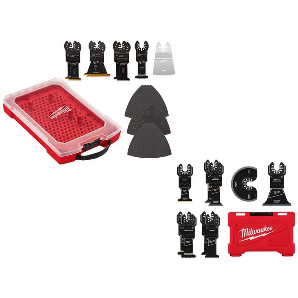 Milwaukee Oscillating Multi-Tool Blade Kit, Universal OPEN-LOK (29-Piece)