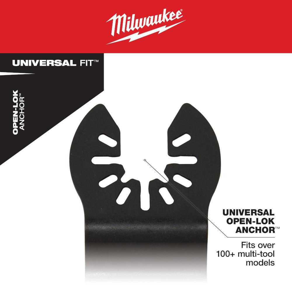 Milwaukee Oscillating Multi-Tool Blade Kit, Universal OPEN-LOK (29-Piece)