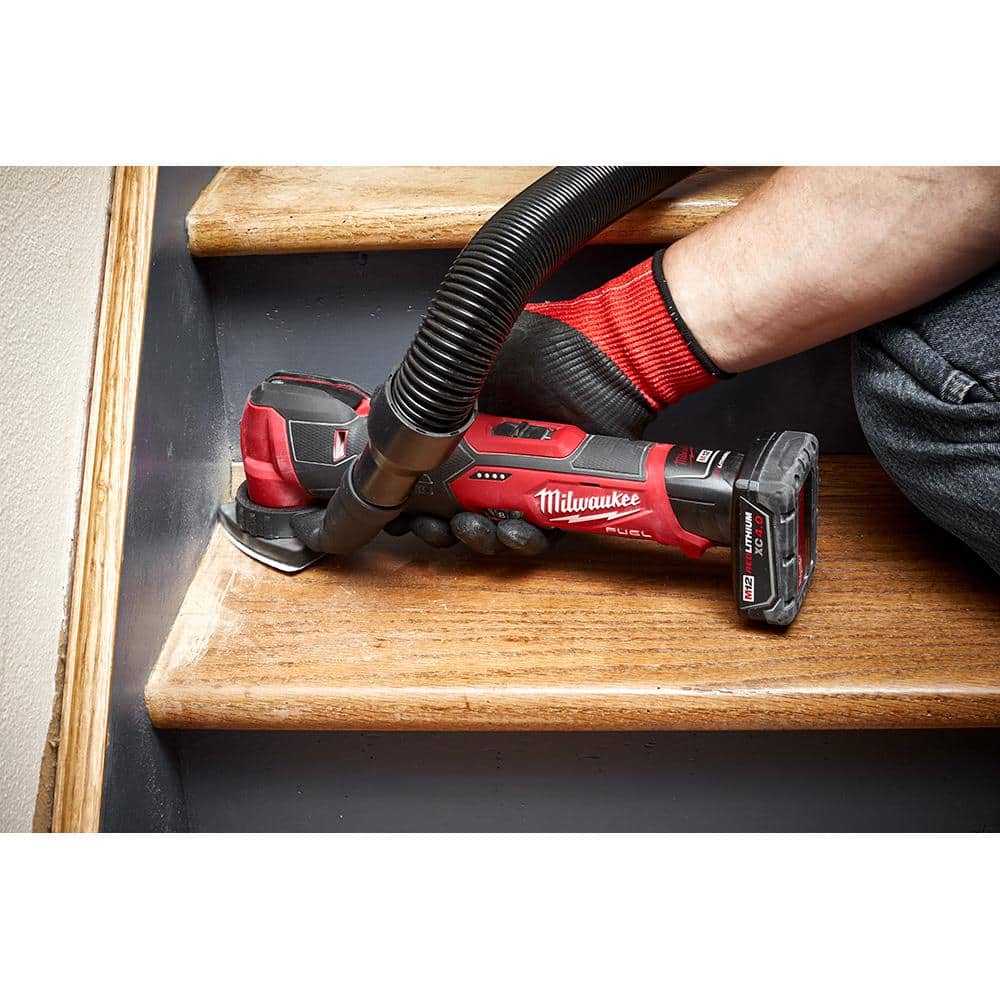 Milwaukee M12 FUEL 12V Lithium-Ion Cordless Oscillating Multi-Tool Kit with M12 Rocket Stand Light