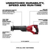 Milwaukee M18 18V Lithium-Ion Cordless Oscillating Multi-Tool with Reciprocating Saw and 6-1/2 in. Circular Saw