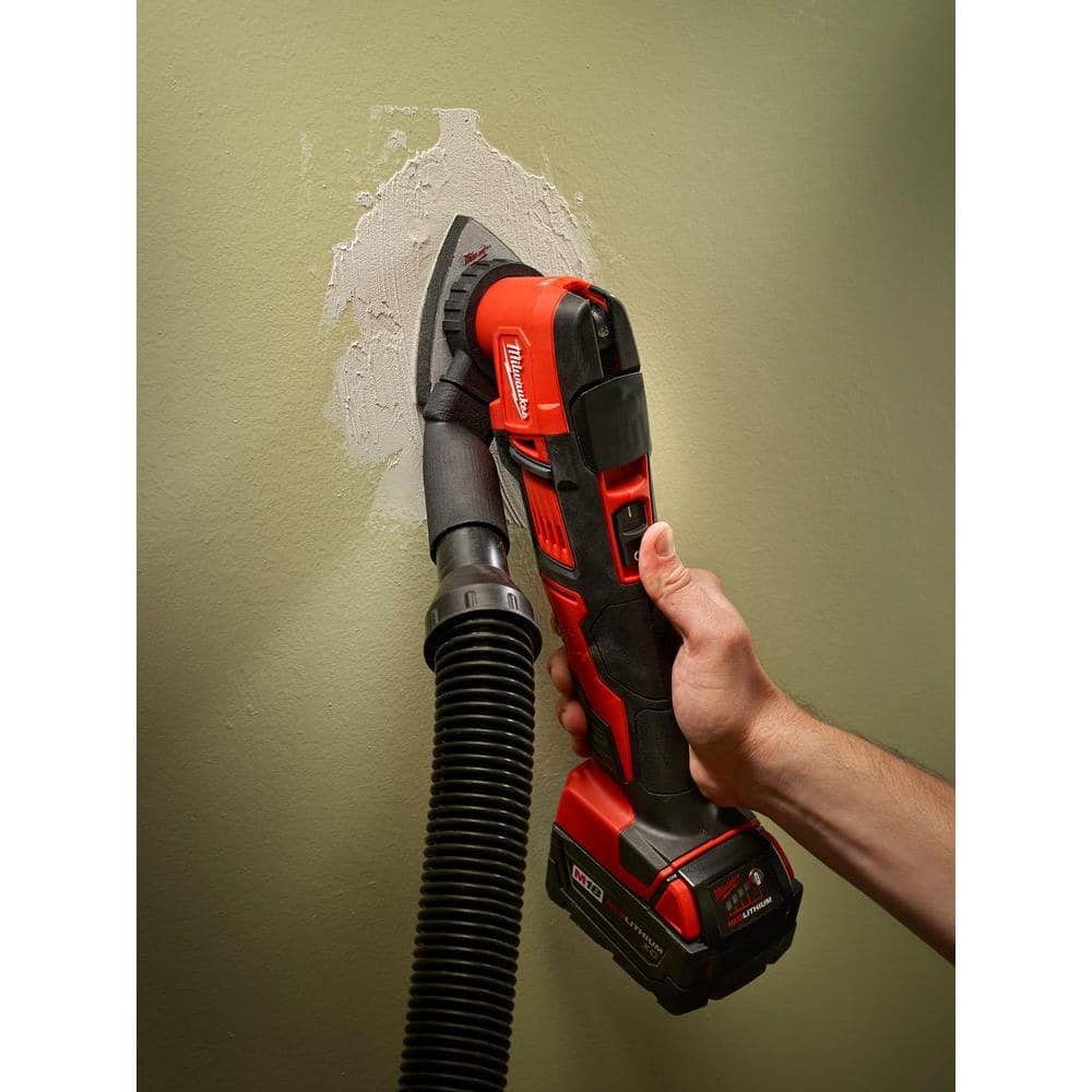Milwaukee M18 18V Cordless Oscillating Multi-Tool Kit with High Output 6.0Ah Battery and (2) 5.0Ah Batteries, Tool-Only 2626-20