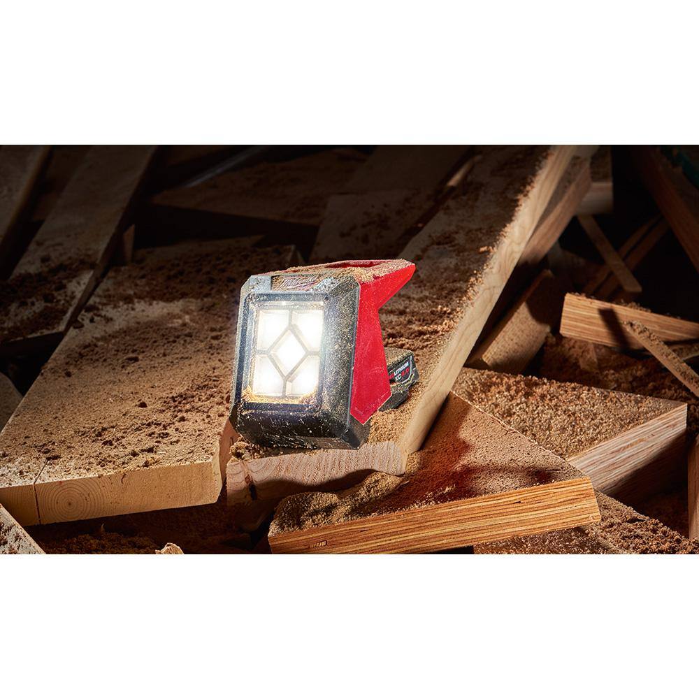 Milwaukee M12 12V Lithium-Ion Cordless PVC Shear Kit with 1000 Lumens M12 Flood Light, 2470-21/2364-20