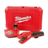Milwaukee M12 12V Lithium-Ion Cordless Copper Tubing Cutter Kit W/ M12 HACKZALL Reciprocating Saw