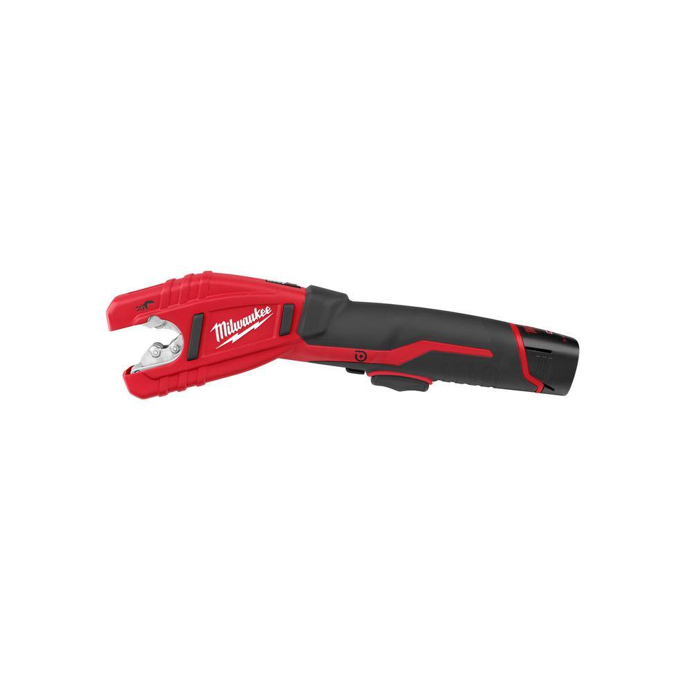 Milwaukee M12 12V Lithium-Ion Cordless Copper Tubing Cutter Kit W/ M12 HACKZALL Reciprocating Saw
