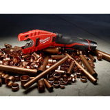 Milwaukee M12 12V Lithium-Ion Cordless Copper Tubing Cutter Kit W/ M12 HACKZALL Reciprocating Saw