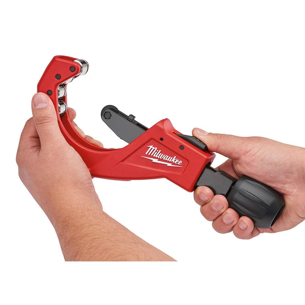 Milwaukee 2-1/2 in. Quick Adjust Copper Tubing Cutter, 1/2 in.–2-5/8 in. Capacity