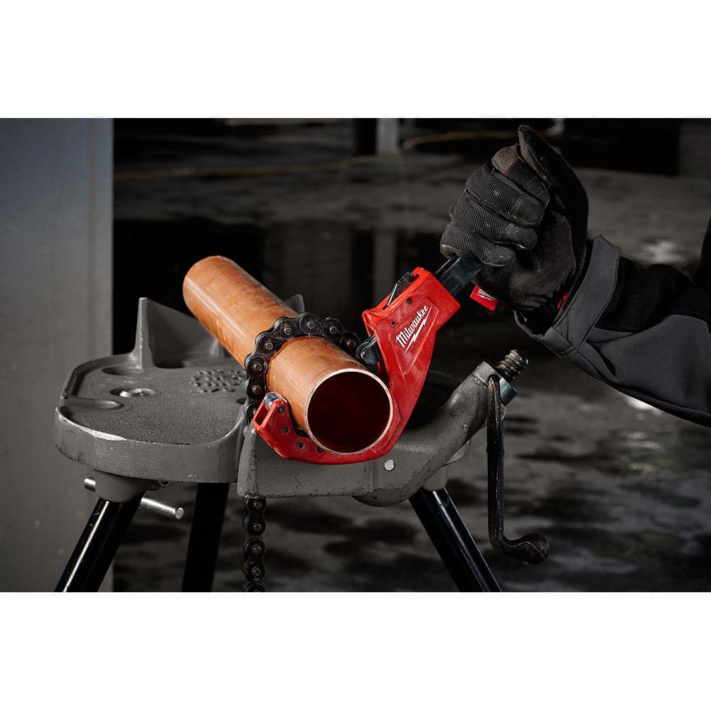Milwaukee 2-1/2 in. Quick Adjust Copper Tubing Cutter, 1/2 in.–2-5/8 in. Capacity
