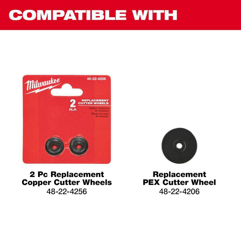 Milwaukee 3-1/2 in. Quick Adjust Copper Tubing Cutter (48-22-4254)