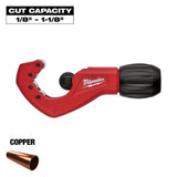 Milwaukee 1 in. Constant Swing Copper Tubing Cutter (1/8 in. to 1-1/8 in. Capacity)