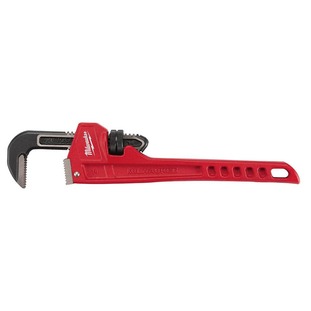 Milwaukee 14 in. Steel Straight Pipe Wrench, Model 48-22-7114