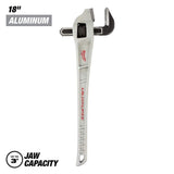 Milwaukee 24 in. Aluminum Offset Pipe Wrench, 3 in. Jaw Capacity