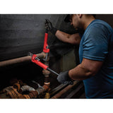 Milwaukee 48-22-7314 Cheater Adaptable Steel Pipe Wrench, 10/18/24 in. Modes