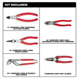 Milwaukee Electrician's Pliers Hand Tool Set (5-Piece)