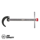 Milwaukee 2.5 in. Basin Wrench, Telescoping 10–17 in. Reach