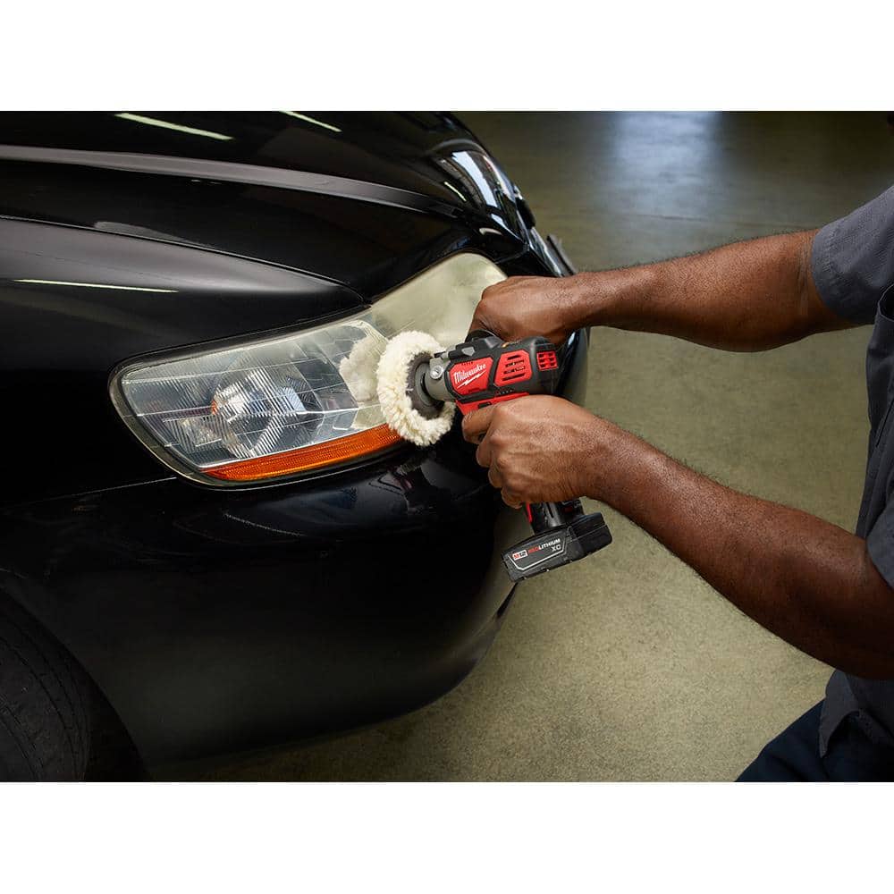 Milwaukee M12 12-Volt Lithium-Ion Cordless Variable Speed Polisher/Sander with Free M12 2.0Ah Battery, 2438-20
