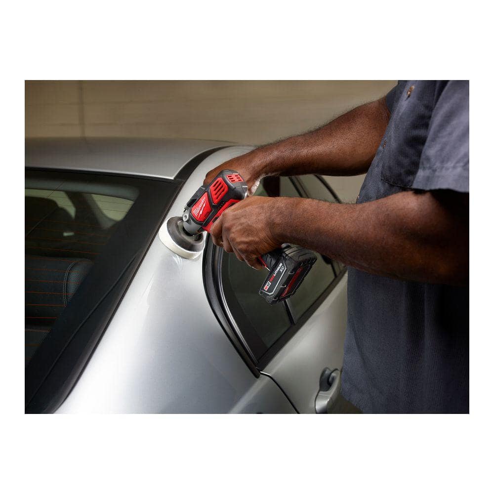 Milwaukee M12 12V Lithium-Ion Cordless Variable Speed Polisher/Sander with CP 2.5Ah High Output Battery Pack