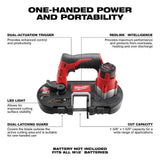 Milwaukee M12 12-Volt Lithium-Ion Cordless Sub-Compact Band Saw, 1-5/8 in. Capacity (Tool-Only)