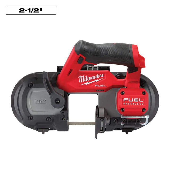 Milwaukee M12 FUEL 12V Lithium-Ion Cordless Compact Band Saw, 2.5 in Cut Capacity (Tool-Only)